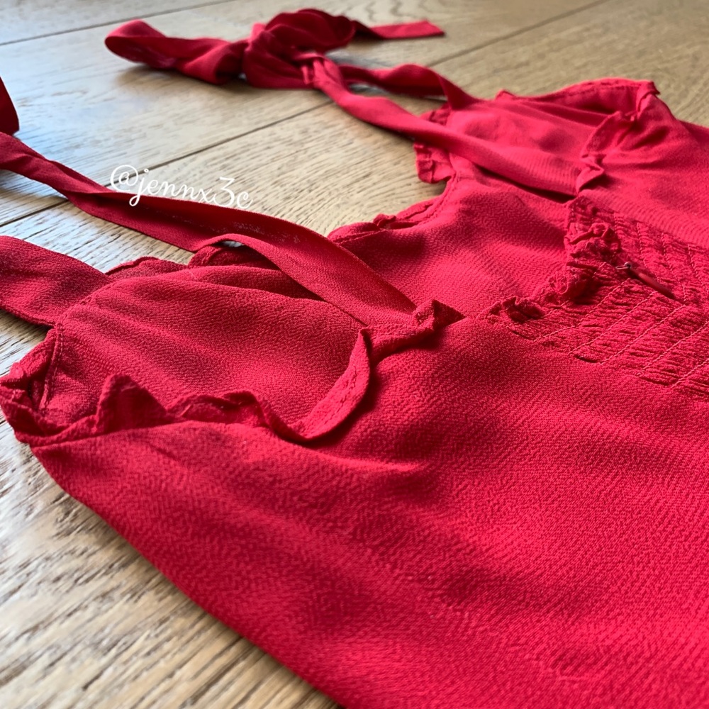 ❌[SOLD]❌Reformation Christine Dress || Lipstick - Picture 13 of 16
